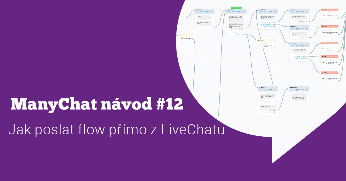 ManyChat návod #12: Jak poslat flow přímo z LiveChatu a vrátit uživatele do automatické komunikace